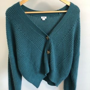 Garage 90’s Cardigan Teal M